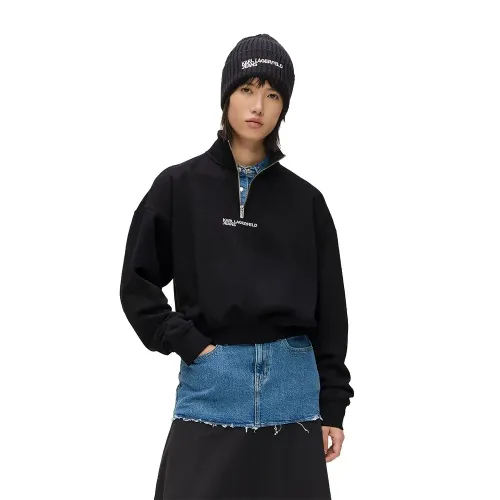 KARL LAGERFELD JEANS B1W20069 하프 지퍼 스웨터 142979624