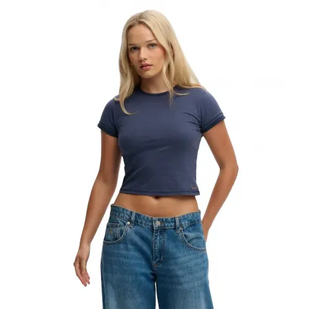 슈퍼드라이 Athletic 에센셜 Layered 반팔 티셔츠 142979781