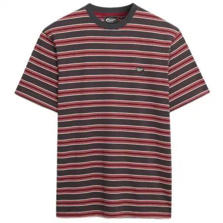 슈퍼드라이 오버핏 Stripe 반팔 티셔츠 142979843