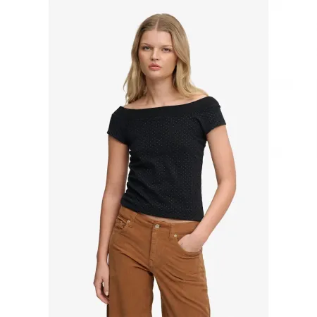 슈퍼드라이 Athletic Off Shoulder Pattern 반팔 셔츠 143015338