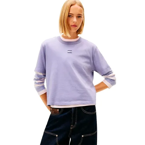 타미힐피거 Boxy Badge 반팔 티셔츠 143021750