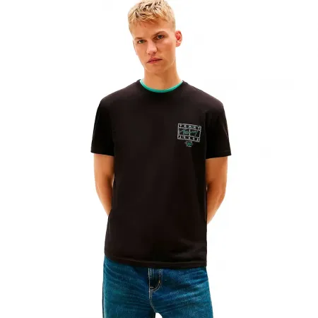 타미힐피거 Sign Spray 레큘러 Fit 반팔 티셔츠 143022058