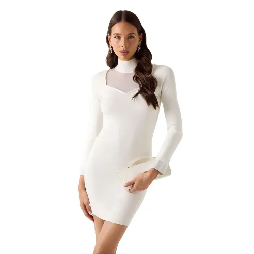 게스 W6RK61Z4842 긴팔 짧은 원피스 143030034