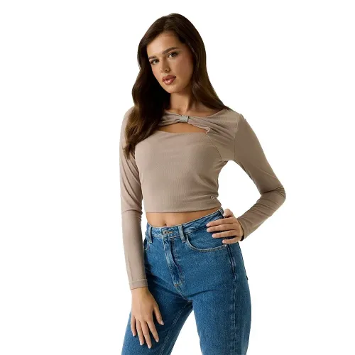 게스 W6RP11KAQL2 긴팔 상의 143030064