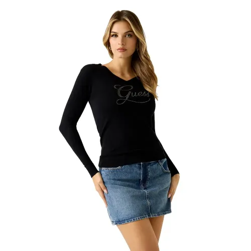 게스 W6RR50Z2NQ2 V넥 스웨터 143030104