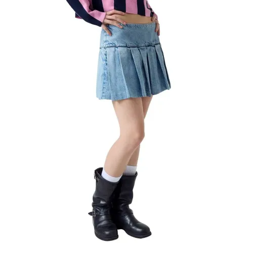 게스 W6RD38D6552 짧은 스커트 143030185