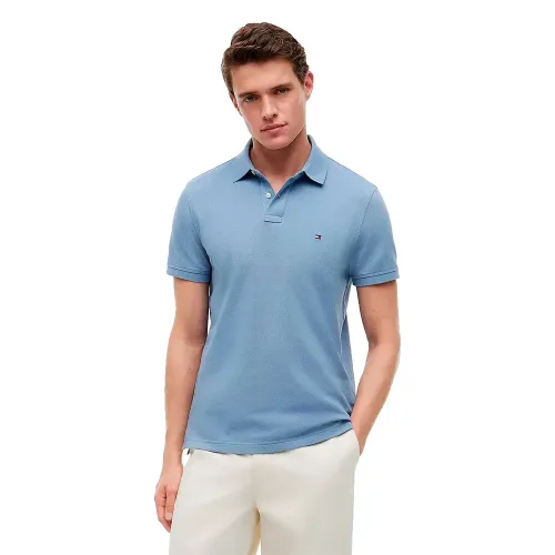 타미힐피거 1985 레귤러 핏 반팔 폴로 셔츠 143038115