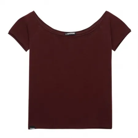 슈퍼드라이 Bardot Off 숄더 반팔 셔츠 143062969