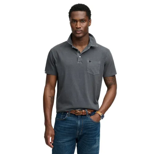 슈퍼드라이 클래식 코튼 라인n 반팔 폴로 셔츠 143062978