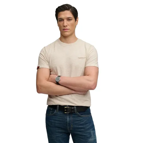 슈퍼드라이 에센셜 콤프any 로고 반팔 티셔츠 143062991