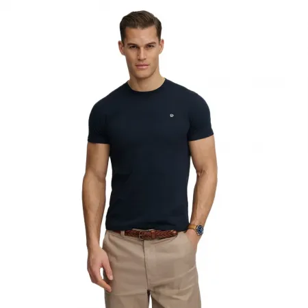 슈퍼드라이 에센셜 SDCO 로고 엠브로이더드 반팔 티셔츠 143063000