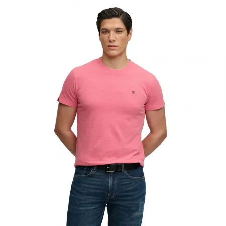 슈퍼드라이 에센셜 SDCO 로고 엠브로이더드 반팔 티셔츠 143063002