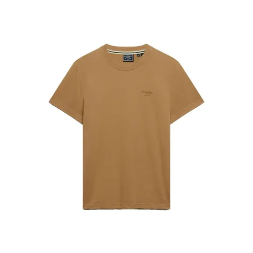 슈퍼드라이 에센셜 Serif 로고 엠브로이더드 반팔 티셔츠 143063003