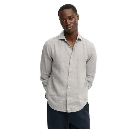 슈퍼드라이 Riviera 라인n 긴팔 셔츠 143063055