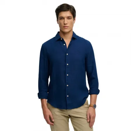 슈퍼드라이 Riviera Linen 긴팔 셔츠 143063058