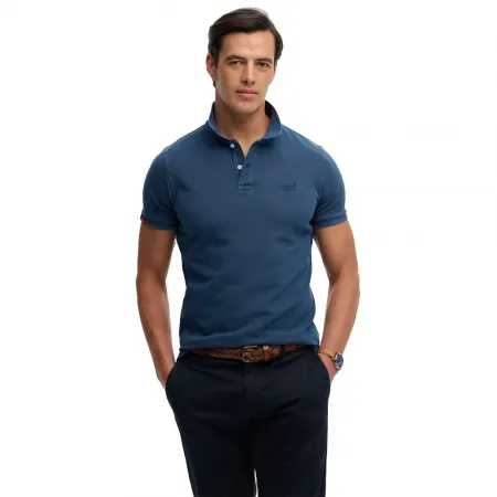 슈퍼드라이 Vint Destroy 반팔 폴로 셔츠 143063065