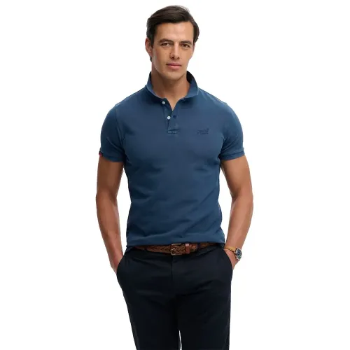 슈퍼드라이 Vint Destroy 반팔 폴로 셔츠 143063065