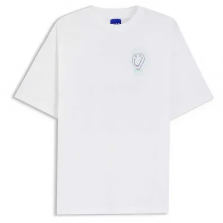 휴고 보스 오버핏 10279034 BLUE 반팔 티셔츠 143067483