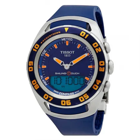 티쏘 T056420270410 45mm 10ATM Quartz Analogue/Digital 시계 143077143