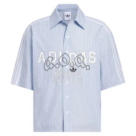 아디다스 Texas A&M Aggies Poplin 버튼 Up 반팔 셔츠 143085492