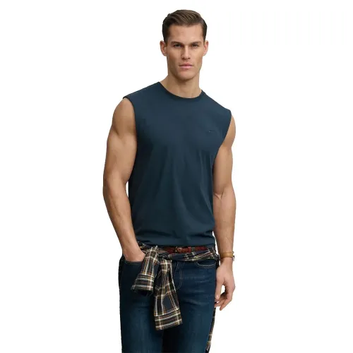 슈퍼드라이 에센셜 로고 Unbrushed M6010820B 나시 티셔츠 143124451