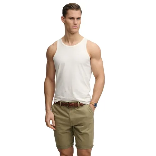 슈퍼드라이 에센셜 로고 Unbrushed 나시 티셔츠 143124453