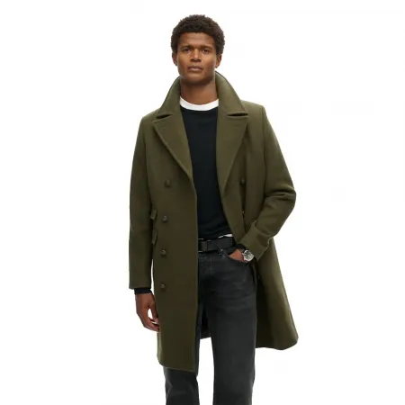 슈퍼드라이 Merchant Wool Long 코트 143124478