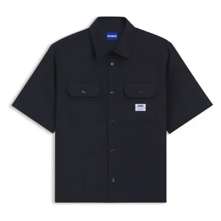 휴고 보스 Ekyno 10260730 BLUE 반팔 셔츠 143146204