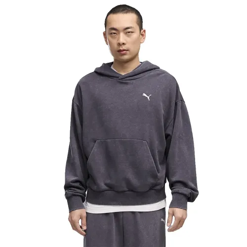 푸마 SPC Boxy 워시드 그래픽 후드티 143158331