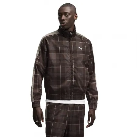 푸마 T7 릴렉스드 Tartan 트랙 자켓 143158394