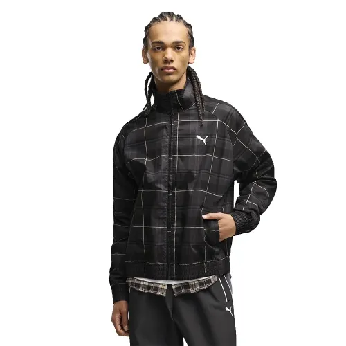 푸마 T7 릴렉스ed Tartan 트랙 자켓 143158403
