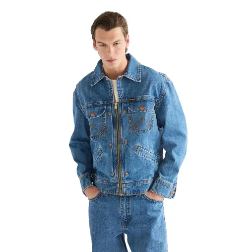 랭글러 슈퍼 Jeans 웨스턴 데님 자켓 143159516