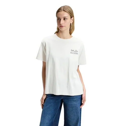 LEE 블루 Jeans 릴렉스드 Fit 반팔 티셔츠 143181437