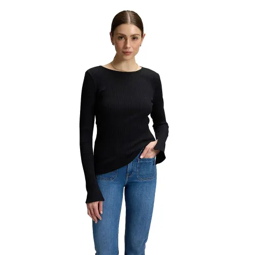 LEE Slit Sleeve Rib 긴팔 티셔츠 143181657