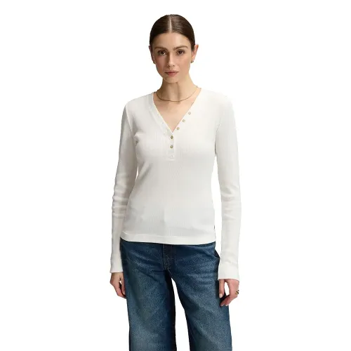LEE 와플 Henley 슬림 Fit 긴팔 티셔츠 143181696