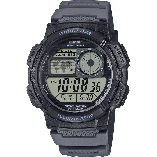 카시오 AE-1000 43.7mm 10ATM 쿼츠 Digital 시계 143244490
