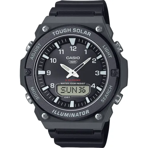 카시오 AQ-S820 46.6mm 10ATM Solar 쿼츠 아날로그-Digital 시계 143244504