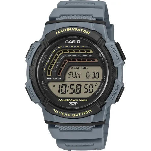 카시오 WS-1800 44.2mm 10ATM 쿼츠 Digital 시계 143244524
