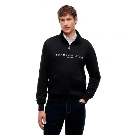 타미힐피거 Tommy 로고 하프 지퍼 스웨터 143268375