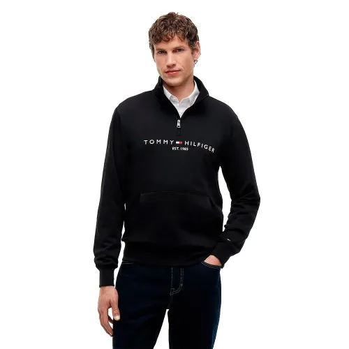 타미힐피거 Tommy 로고 하프 지퍼 스웨터 143268375