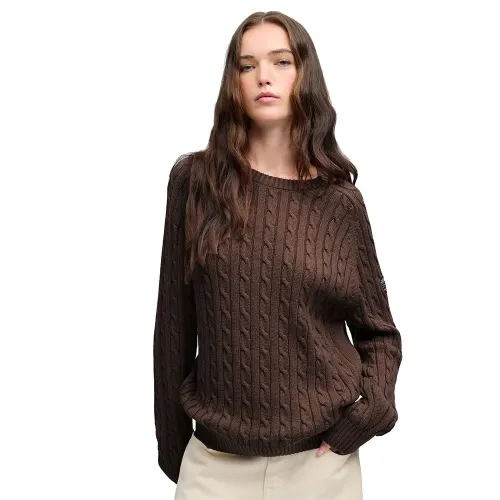 슈퍼드라이 Slouchy Cable 스웨터 143318334
