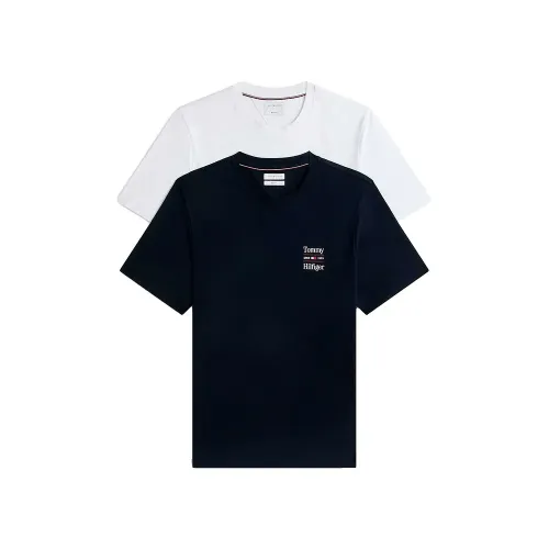 타미힐피거 MW0MW45091 레귤러 핏 반팔 티셔츠 2 팩 143321318