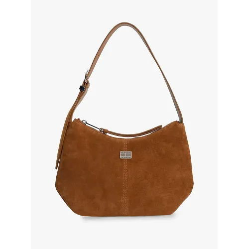 타미힐피거 Slouchy 스웨이드 숄더백 143322239