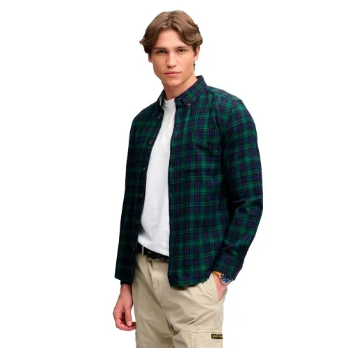 슈퍼드라이 코튼 Lumberjack 긴팔 셔츠 143323754