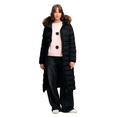 슈퍼드라이 Faux Fur Fuji 롱라인 자켓 143323853