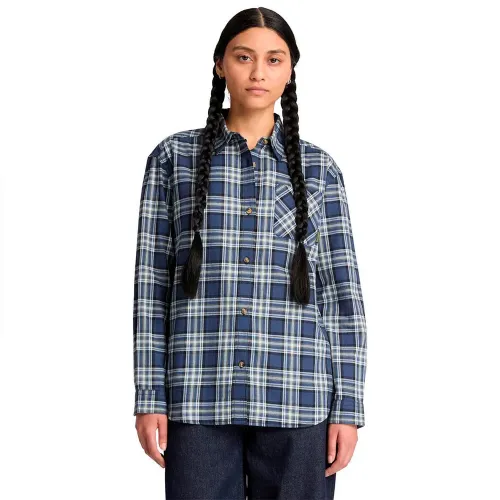 팀버랜드 미드웨이트 Flannel 포켓 긴팔 셔츠 143339057