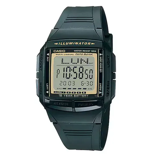 카시오 DB-36-9AV 43mm 5ATM 쿼츠 디지털 시계 143370210