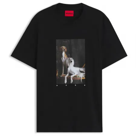 휴고 보스 Daffilo 10258299 RED 반팔 티셔츠 143375871