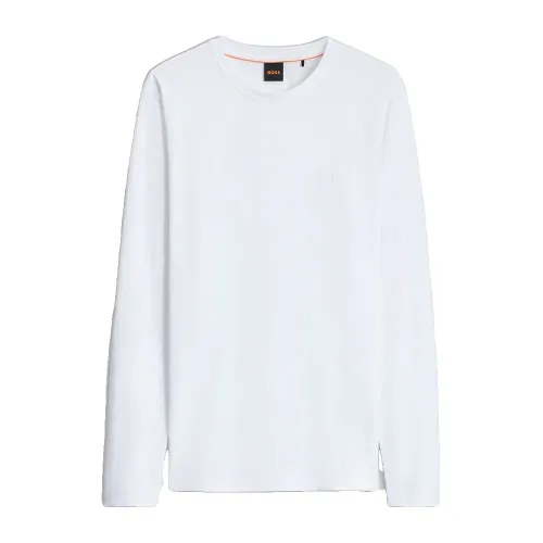 보스 Tacks 10286874 오렌지 반팔 티셔츠 143586658