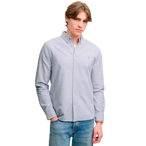 슈퍼드라이 Preppy 옥스포드 긴팔 셔츠 143598843